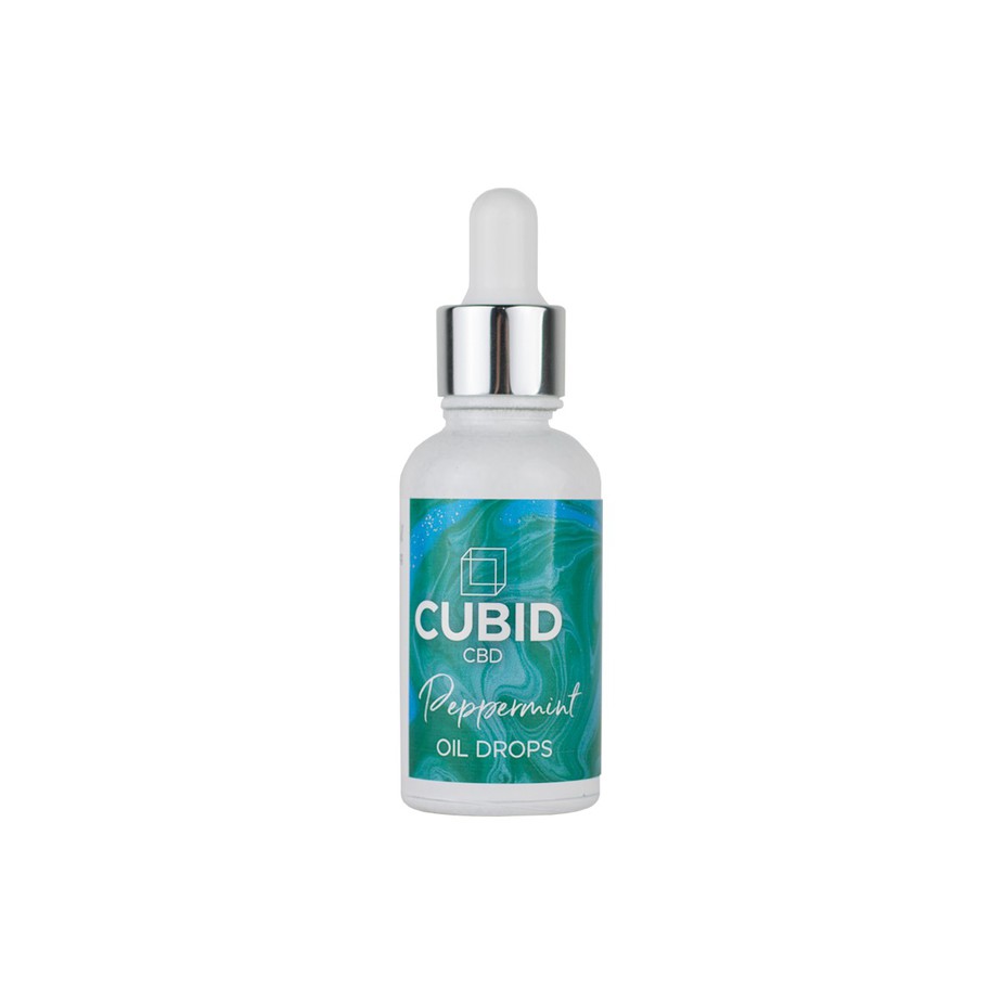 Bottle of CUBID CBD Peppermint CBD Oil