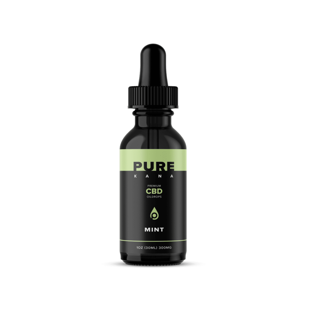 Bottle of Pure Kana Peppermint CBD Oil