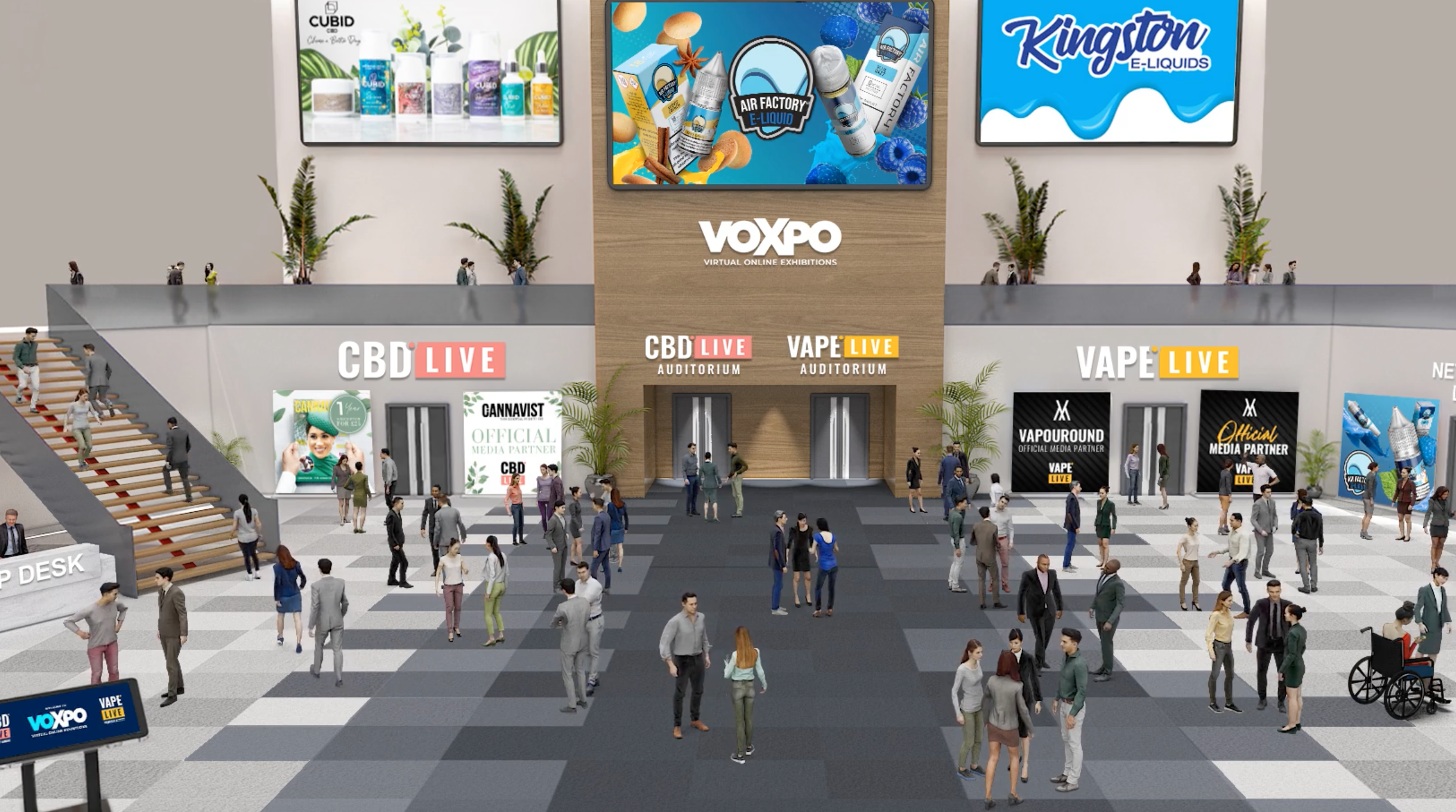 Shot of virtual expo - VOXPO